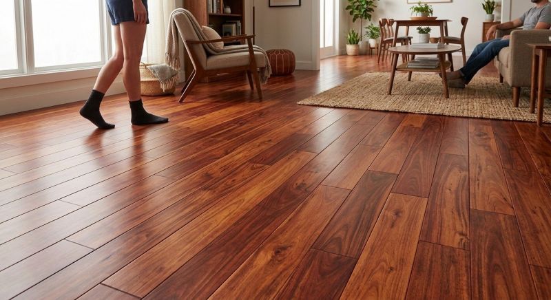 Cherry Floor Installation in Lyons, CO