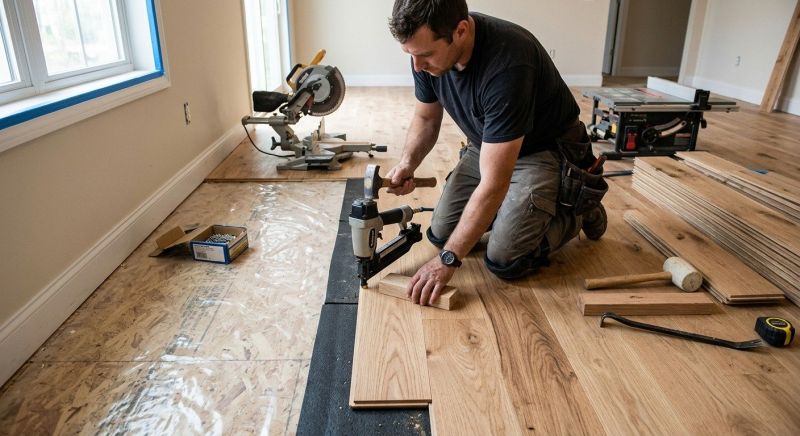 Finished Floor Installation in Loveland, CO