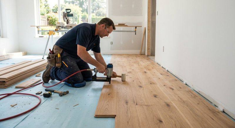 Hardwood Floor Installation in Windsor, CO