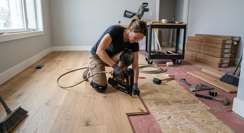 Hardwood Floor Installation in Windsor, CO