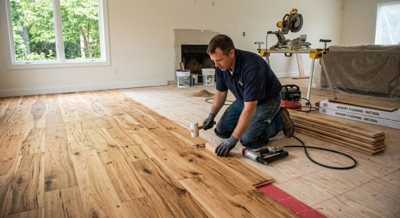 Hickory Floor Installation in Loveland, CO