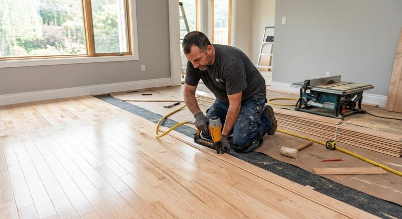 Maple Flooring Installation in Larimer County, CO