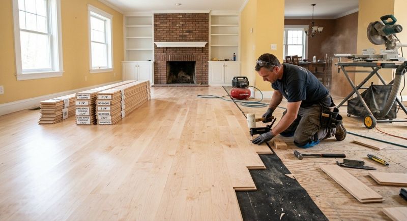 Maple Flooring Installation in Loveland, CO