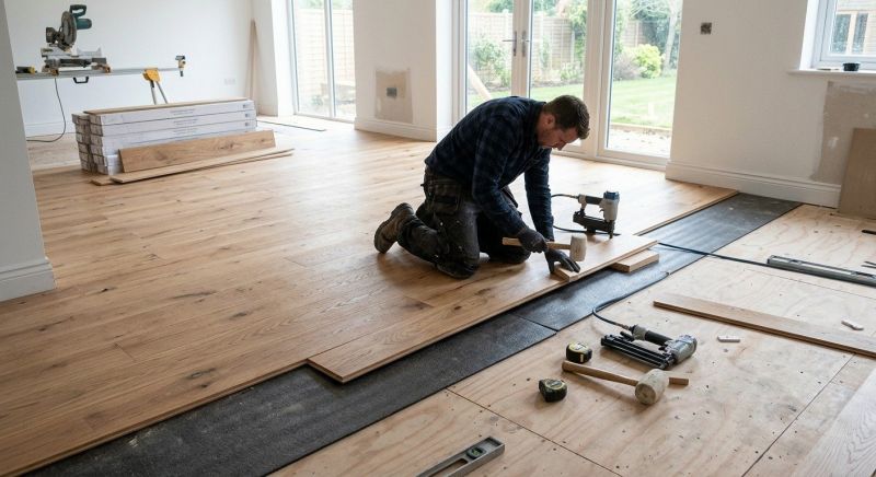 Oak Floor Installation in Berthoud, CO