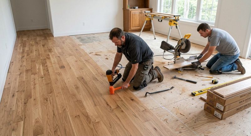 Oak Floor Installation in Boulder County, CO