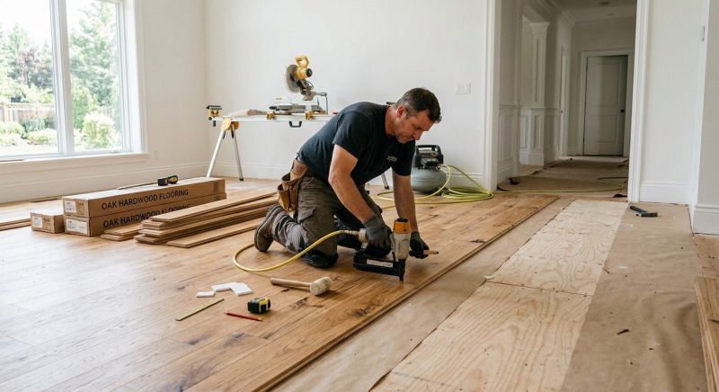 Oak Floor Installation in Greeley, CO