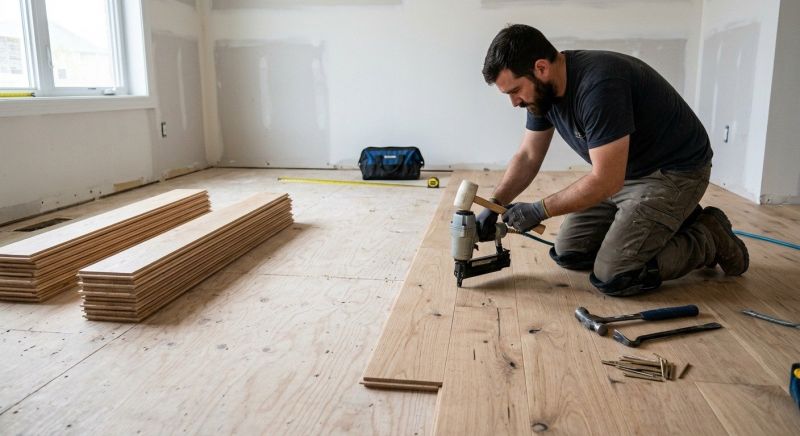 Oak Floor Installation in Johnstown, CO