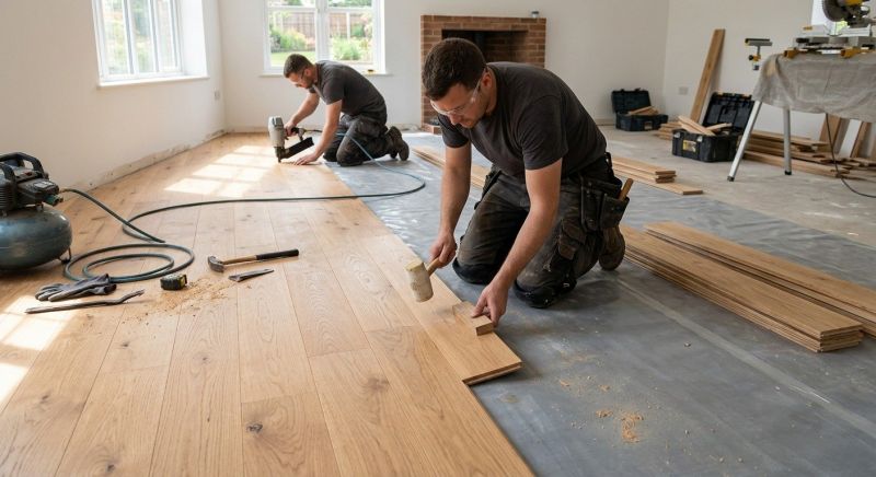 Oak Floor Installation in Larimer County, CO