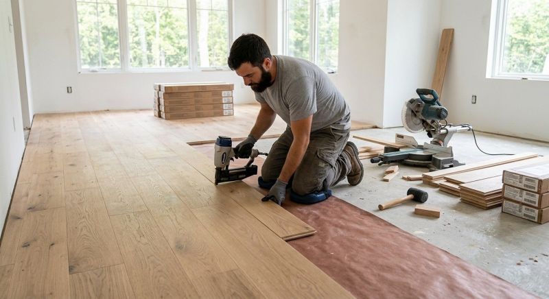 Oak Floor Installation in Longmont, CO