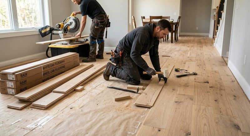 Oak Floor Installation in Windsor, CO