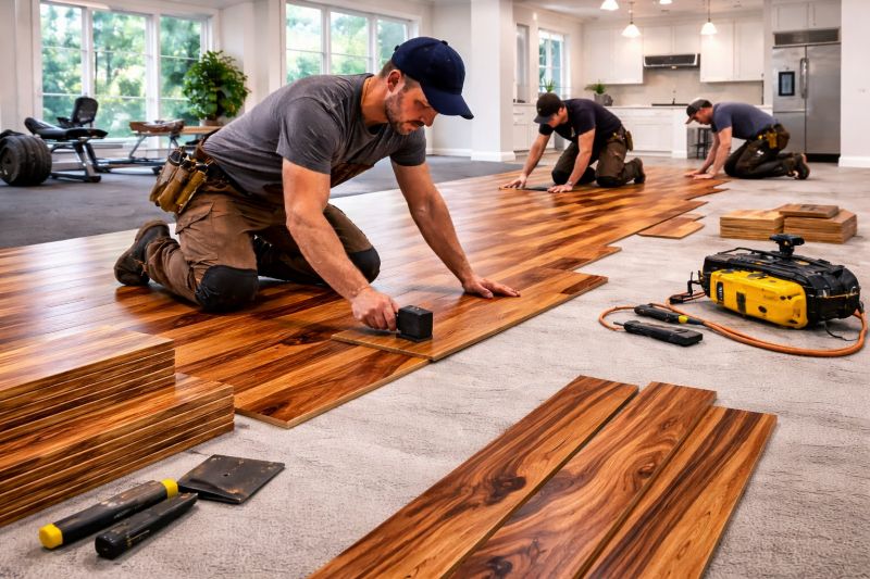 Teak Flooring Installation in Loveland, CO