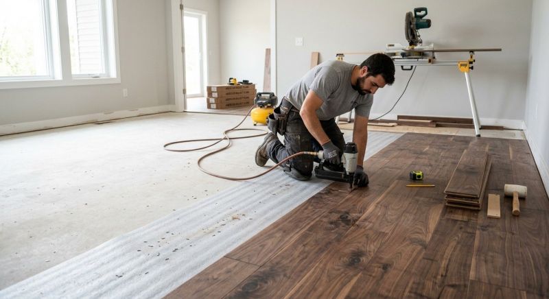 Walnut Flooring Installation in Loveland, CO