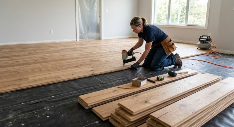 Wide Plank Floor Installation in Loveland, CO