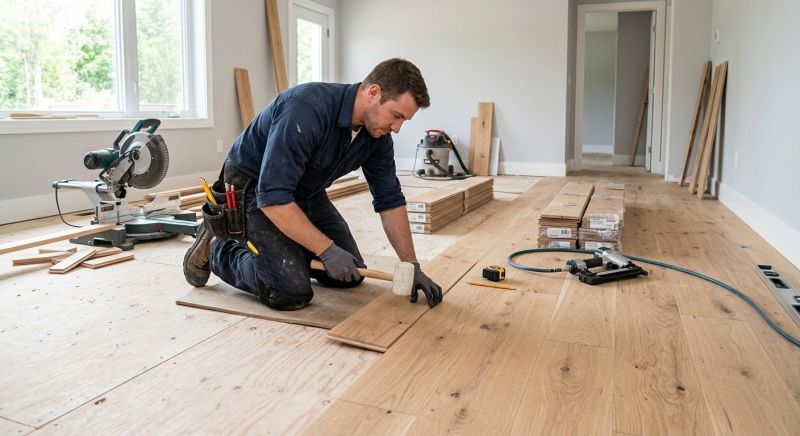 Hardwood Floor Installation in Firestone, CO